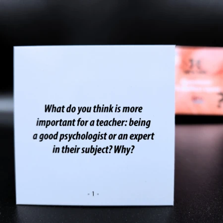 Karty Konwersacyjne - Let's talk mini - QUESTIONS TO REFLECT UPON