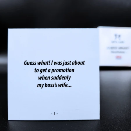 Karty Konwersacyjne - Let's talk mini - GUESS WHAT! - BUSINESS