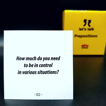 Karty Konwersacyjne - Let's talk mini - PREPOSITIONS