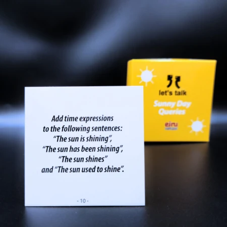 Karty Konwersacyjne - Let's talk mini - Sunny Day Queries