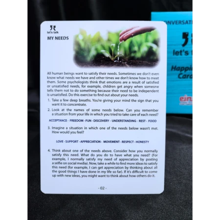 Karty Konwersacyjne - Let's talk - HAPPINESS CARDS