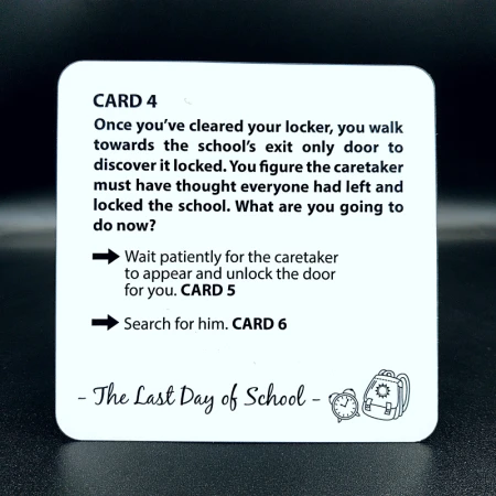 Gra Let's talk - Choose Your Own Destiny - The Last Day Of School