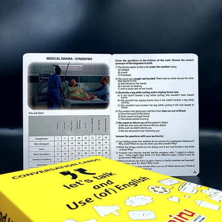 Karty Konwersacyjne - Let's talk - Use (of) English