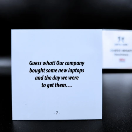 Karty Konwersacyjne - Let's talk mini - GUESS WHAT! - BUSINESS