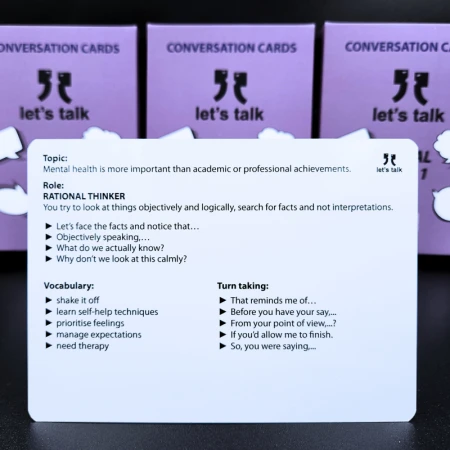 Karty Konwersacyjne - Let's talk - 4 Real - part 1