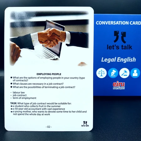 Karty Konwersacyjne - Let's talk - Legal English