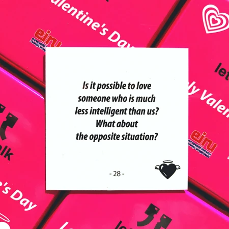Karty Konwersacyjne - Let's talk mini - LOVELY VALENTINE'S DAY