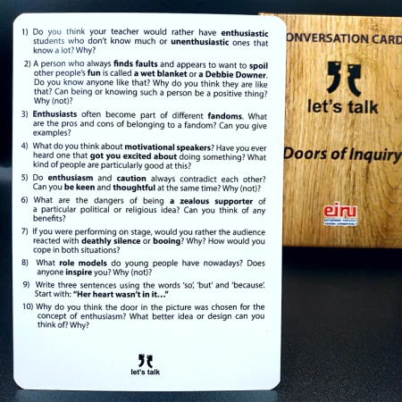 Karty Konwersacyjne - Let's talk - Doors of Inquiry