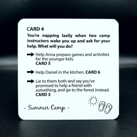 Gra Let's talk - Choose Your Own Destiny - Summer Camp