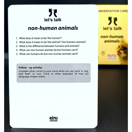 Karty Konwersacyjne - Let's talk - non-human animals