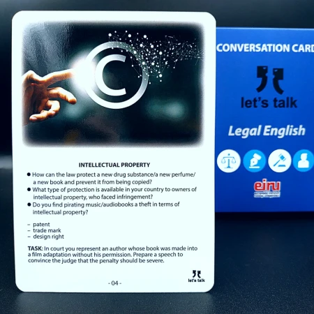 Karty Konwersacyjne - Let's talk - Legal English