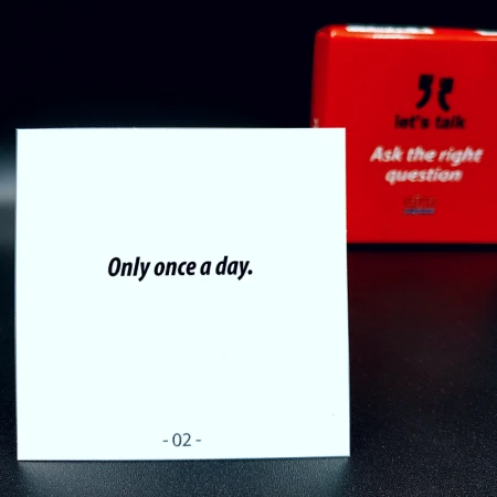 Karty Konwersacyjne - Let's talk mini - ASK THE RIGHT QUESTION