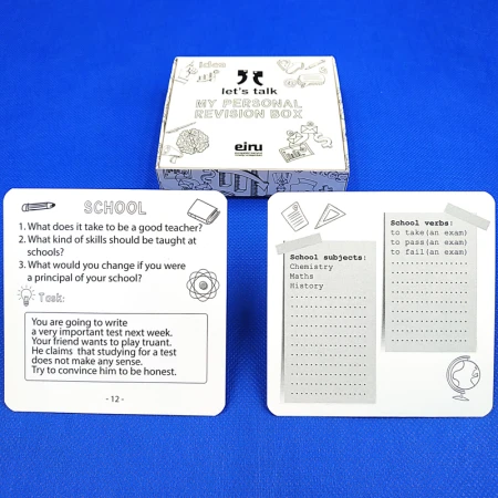 Karty Konwersacyjne - Let's talk - MY PERSONAL REVISION BOX