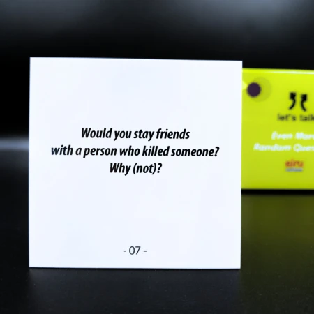 Karty Konwersacyjne - Let's talk mini - EVEN MORE RANDOM QUESTIONS