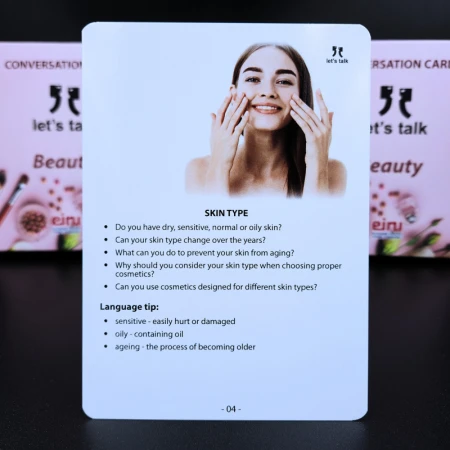 Karty Konwersacyjne - Let's talk - Beauty