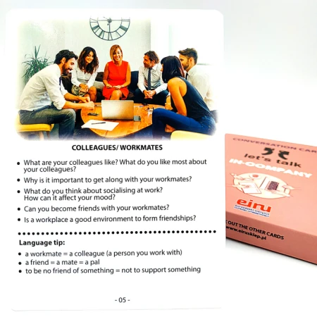 Karty Konwersacyjne - Let's talk  - IN-COMPANY