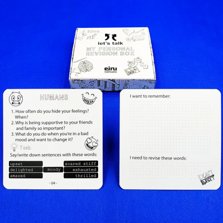 Karty Konwersacyjne - Let's talk - MY PERSONAL REVISION BOX
