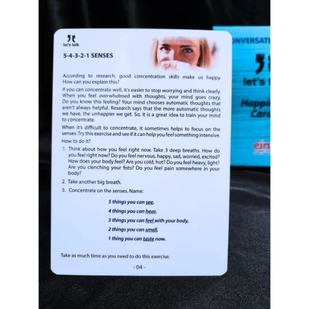 Karty Konwersacyjne - Let's talk - HAPPINESS CARDS