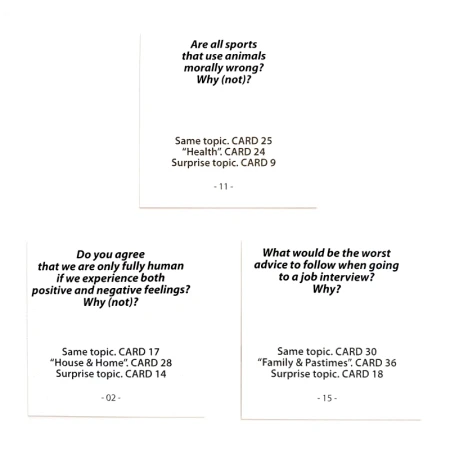 Karty Konwersacyjne - Let's talk mini - Choose Your Own Conversation