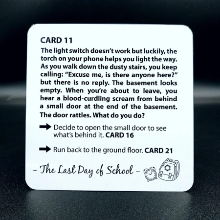 Gra Let's talk - Choose Your Own Destiny - The Last Day Of School