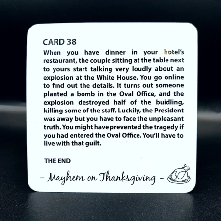 Gra Let's talk - Choose Your Own Destiny - Mayhem on Thanksgiving