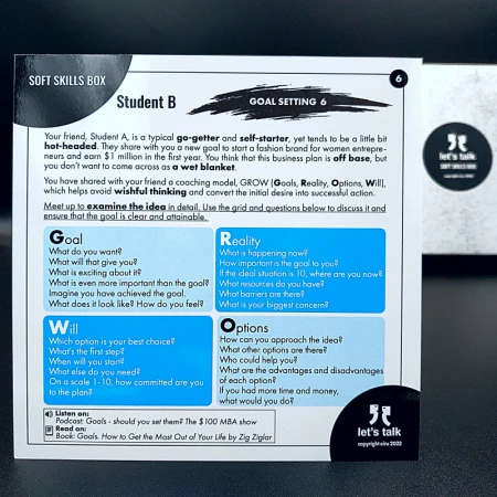 Karty Konwersacyjne - Let's talk - SOFT SKILLS BOX