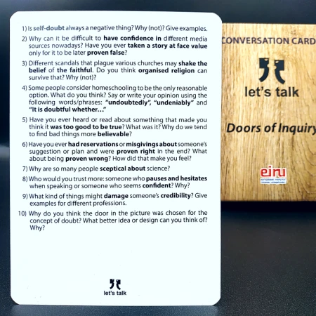 Karty Konwersacyjne - Let's talk - Doors of Inquiry
