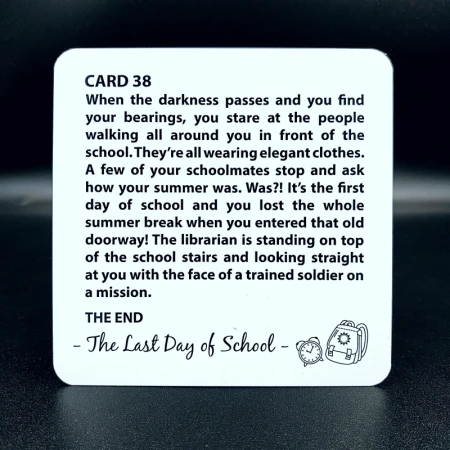 Gra Let's talk - Choose Your Own Destiny - The Last Day Of School