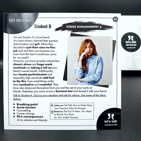 Karty Konwersacyjne - Let's talk - SOFT SKILLS BOX