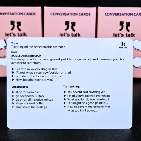 Karty Konwersacyjne - Let's talk - 4 Real - part 2