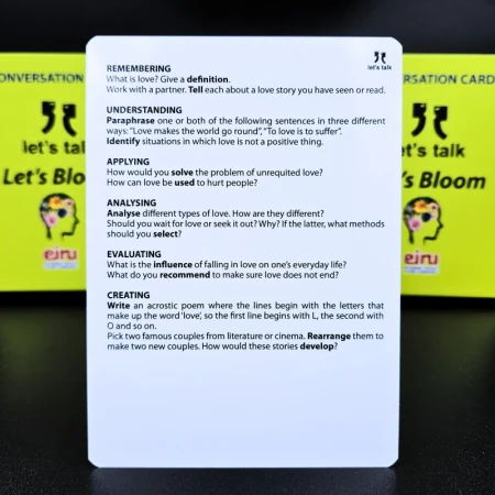 Karty Konwersacyjne - Let's BLOOM