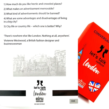 Karty Konwersacyjne - Let's talk culture - LONDON
