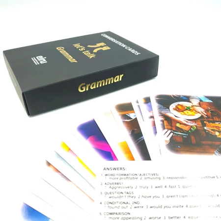 Karty Konwersacyjne - Let's talk - GRAMMAR