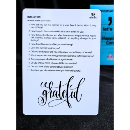 Karty Konwersacyjne - Let's talk - HAPPINESS CARDS