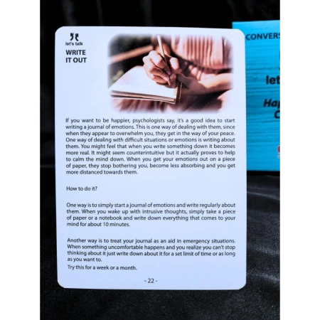 Karty Konwersacyjne - Let's talk - HAPPINESS CARDS
