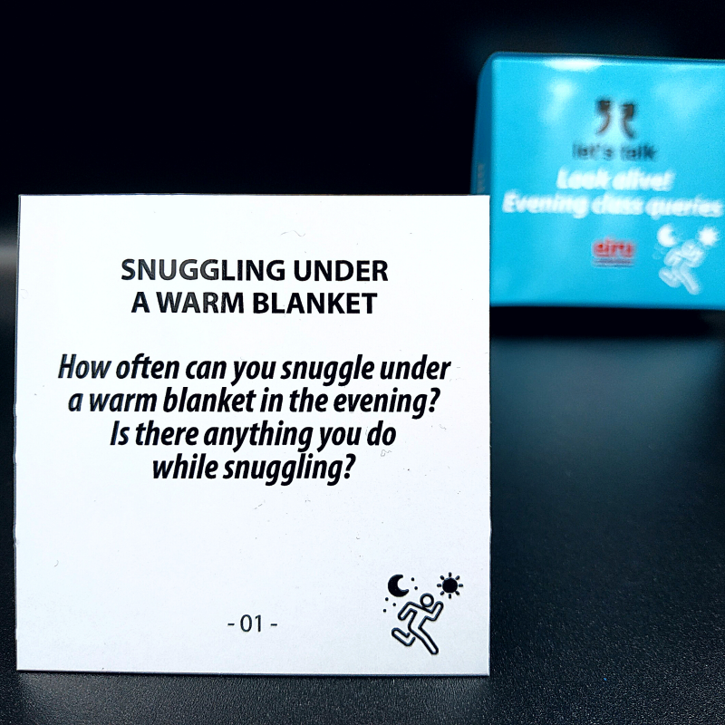 Karty Konwersacyjne - Let's talk mini - Look alive! evening class queries